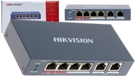 Hikvision DS-3E0106P-E/M 6-portový PoE switch