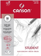 CANSON STUDENT Sketch BLOCK A3 90G 50 listov