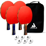 Set na stolný tenis 4x raketa 6x loptička + obal na PING PONG