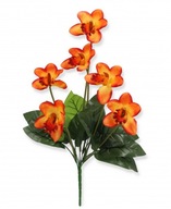 Orchideová kytica z umelých pomarančových kvetov