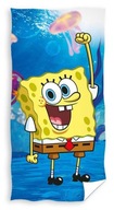 PLÁŽOVÝ OTERÁK 70 X 140 CM SPONGEBOB Štvorcové NOHAVICE