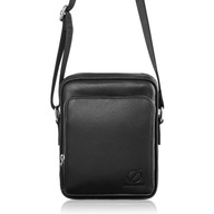 Black Brodrene Messenger Bag Bum Bag Leather