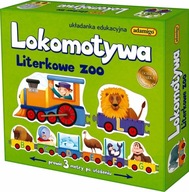 Lokomotíva - Písmenkové ZOO vzdelávacie puzzle ADAMIGO