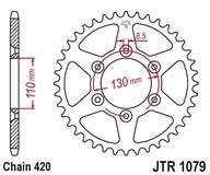 Zadné ozubené koleso Jt Cpi 50Sm 06-12 Jtr1079,53 * 520 £