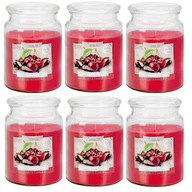 Vonná sviečka CHERRY LARGE JAR sviečka 6 ks