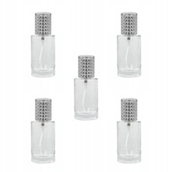 Sada strieborných sklenených fliaš Apollo Diamond 5x20ml