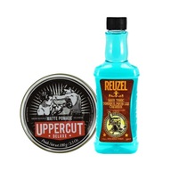 Uppercut Deluxe Matte Pomáda 100g & Reuzel vlasové tonikum 350ml