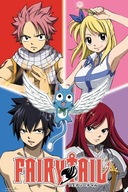 Originálny anime plagát Fairy Tail Quad 61x91,5 cm