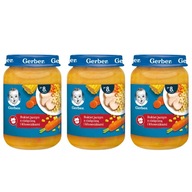 GERBER Obiadek kytica zeleniny s teľacím mäsom 190 g