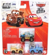 CARS MINI CARS MATTEL DISNEY 3-balenie Zygzak zástupca šerifa Mater Ivy