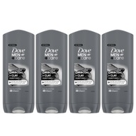 Dove Men Charcoal+Clay Pánsky sprchový gél 4x400ml