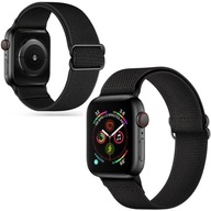 Elastický remienok pre Apple Watch 6/SE 44 mm, čierny