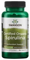 swanson spirulina organic 500 mg 180 tab.