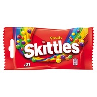 14x 38g SKITTLES Ovocné cukríky KARTÓN + oblátky