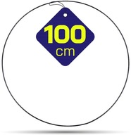 ČIERNA kovová obruč čierny kovový prsteň 100cm