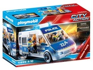 PLAYMOBIL POLICE TRANSPORTER SET SVETELNÝ ZVUK POLICAJNÉ AUTO + AKC