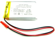 BATÉRIA Li-Poly 1000mAh 3,7V JST-2 PINS 7,0x30x48