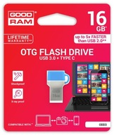 Disk GOODRAM DUALDRIVE 16GB USB 3.0 / TYPE C R