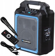 Prenosný bluetooth FM rádiový reproduktor Blaupunkt 500W + KARAOKE SD mikrofón