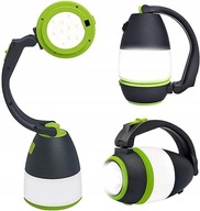 LED turistická lampa na kempingové výlety 4v1 USB