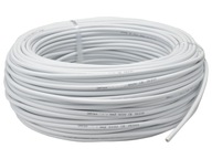 OMY flexibilný lankový prúdový kábel 2x1,5 mm2 biely medený 100m