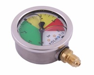 RM Glycerínový manometer M63 0-6 bar závit M12x1,5 spodné pripojenie. prípad