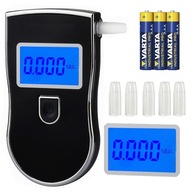 DIGITÁLNY TESTER BREATHALIZÉRU LCD DISPLEJ sada MOUTHIPES + 4x AAA batéria