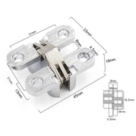 13x45MM skryté pánty Neviditeľné slučky skryté za