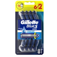 Gillette Blue 3 Comfort jednorazové holiace strojčeky 8 kusov