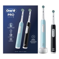 Sada elektrických zubných kefiek BRAUN Oral-B Pro SERIES 1 DUO Blue&Black