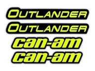 Can-Am Outlander Decal Kit II Fluo Decals