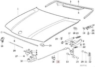 OE BMW OTVORENIE KAPOTY KAPOTY BMW 3 E36