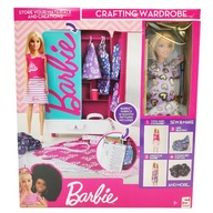 BÁBIKA BARBIE + ŠATNÍK BARBIE ŠATNÍK kreatívny set