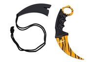 Karambit CS:GO Tiger pruhy, neostré + puzdro