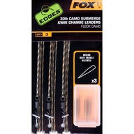 Sada FOX Submerge Camo Leaders Kwik Change Kit 30lb x3