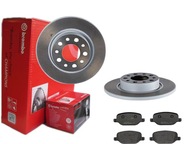 BREMBO ZADNÉ DISKY, DESTIČKY, ALFA ROMEO 159 BRERA 278M