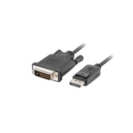 LANBERG KÁBLOVÝ DISPLAYPORT(M) V1.2 NA DVI-D(M)