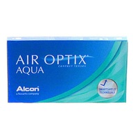 Mesačné šošovky AIR OPTIX Aqua, 6 ks