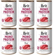 Brit Mono Protein Hovädzie 6 x 400 g