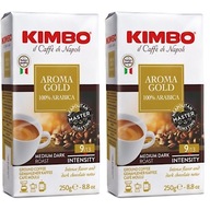 2x mletá káva KIMBO Aroma Gold 250 g