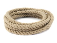 LANO JUTE lano TWISTED juta Juta, priemer 14mm, 40m