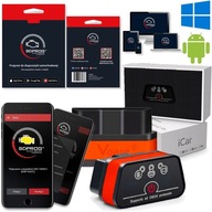 OBD2 DIAGNOSTICKÉ ROZHRANIE iCAR2 BT3.0 OBD2 ELM327 SDPROG ANDROID PROGRAM