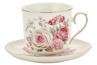 Elegantný Jumbo pohár Flowers Roses Bone China 350 ml