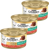 GOURMET GOLD S HOVÄDZÍM MÄSOM A paradajkami 24x85g