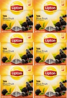 LIPTON čaj Ovocné a bobuľové pyramídy 20t x6