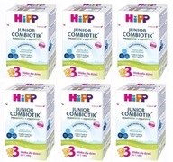 6x Následné mlieko Hipp Bio Combiotik 3, 550g