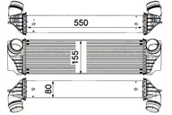 HELLA INTERCOOLER BMW 5 535 I XDRIVE (F10. F18)