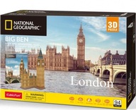 CUBIC ZÁBAVNÉ PUZZLE 3D NATIONAL GEOGRAPHIC BIG BEN [P