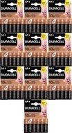 Alkalické batérie Duracell AA tyčinky 6 ks x 10