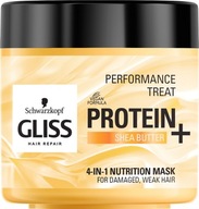 Maska GLISS KUR 4v1 Proteín + bambucké maslo 400ml